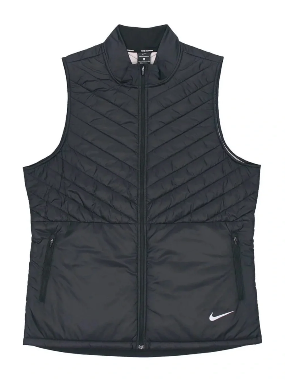 Nike Black Quilted Sleeveless Performance Vest
